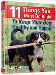 Dog feeding and health book by Michele Welton