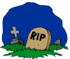 RIP gravestone